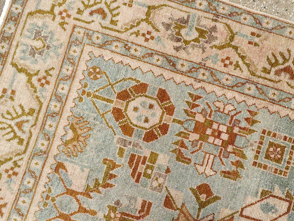 Vintage Persian Malayer Rug, No.26390 - Staging