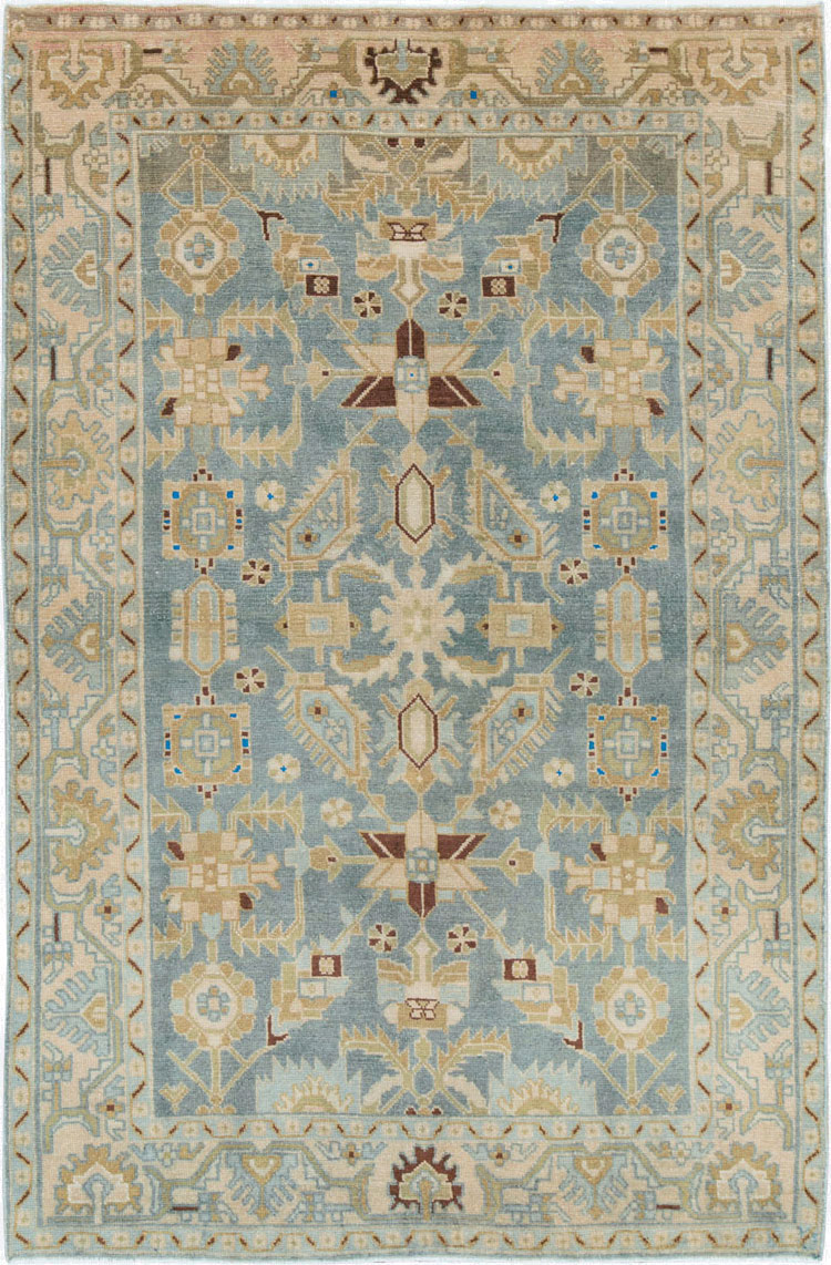 Vintage Persian Malayer Rug, No.26392 - Staging