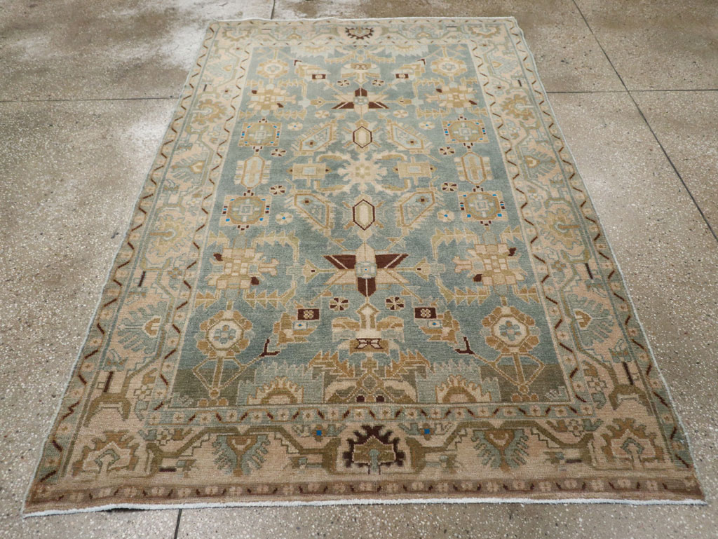 Vintage Persian Malayer Rug, No.26392 - Staging