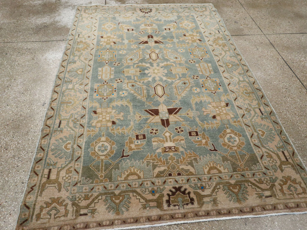 Vintage Persian Malayer Rug, No.26392 - Staging