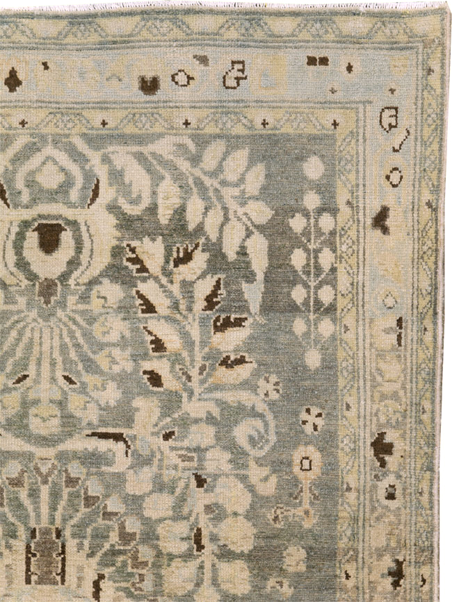 Vintage Persian Malayer Accent Rug, No.26394 - Staging