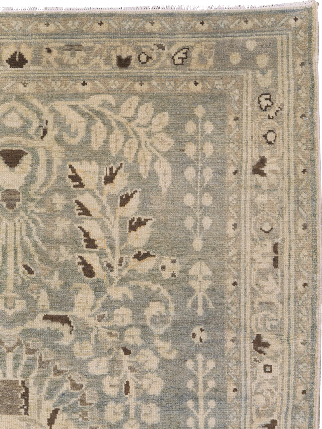 Vintage Persian Malayer Accent Rug, No.26394 - Staging