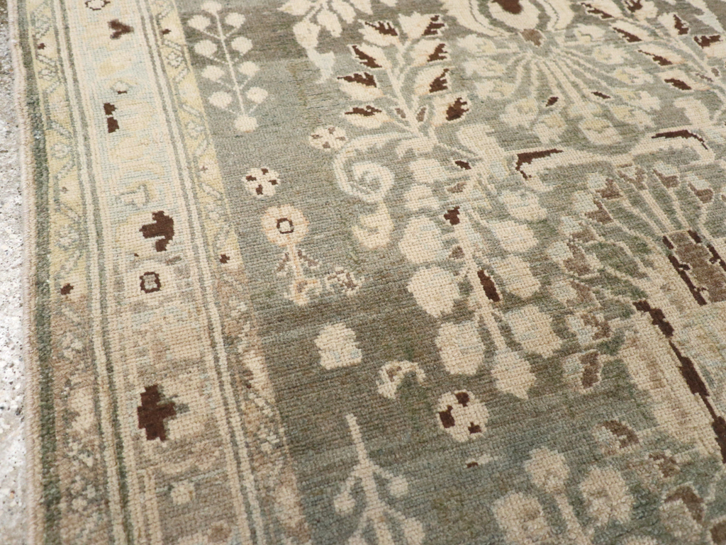 Vintage Persian Malayer Accent Rug, No.26394 - Staging