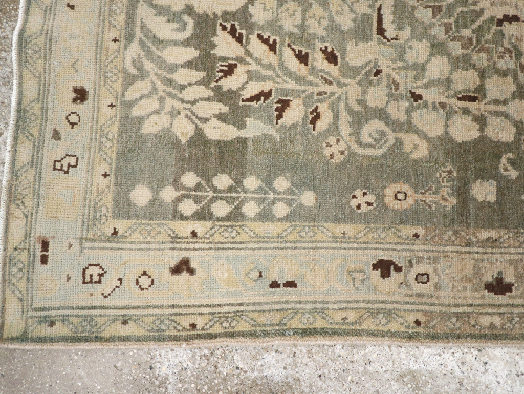 Vintage Persian Malayer Accent Rug, No.26394 - Staging