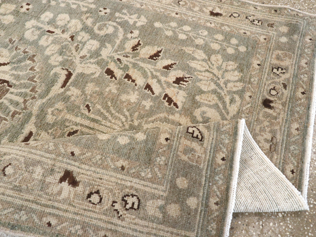 Vintage Persian Malayer Accent Rug, No.26394 - Staging