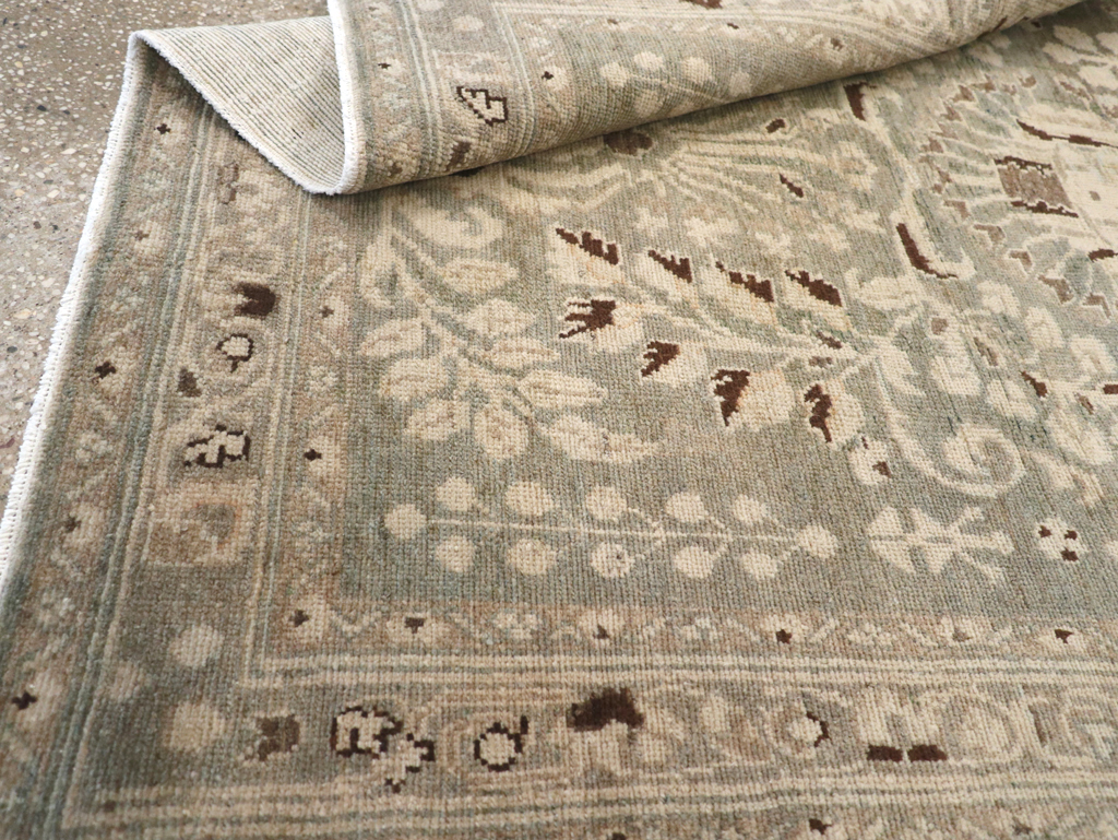 Vintage Persian Malayer Accent Rug, No.26394 - Staging