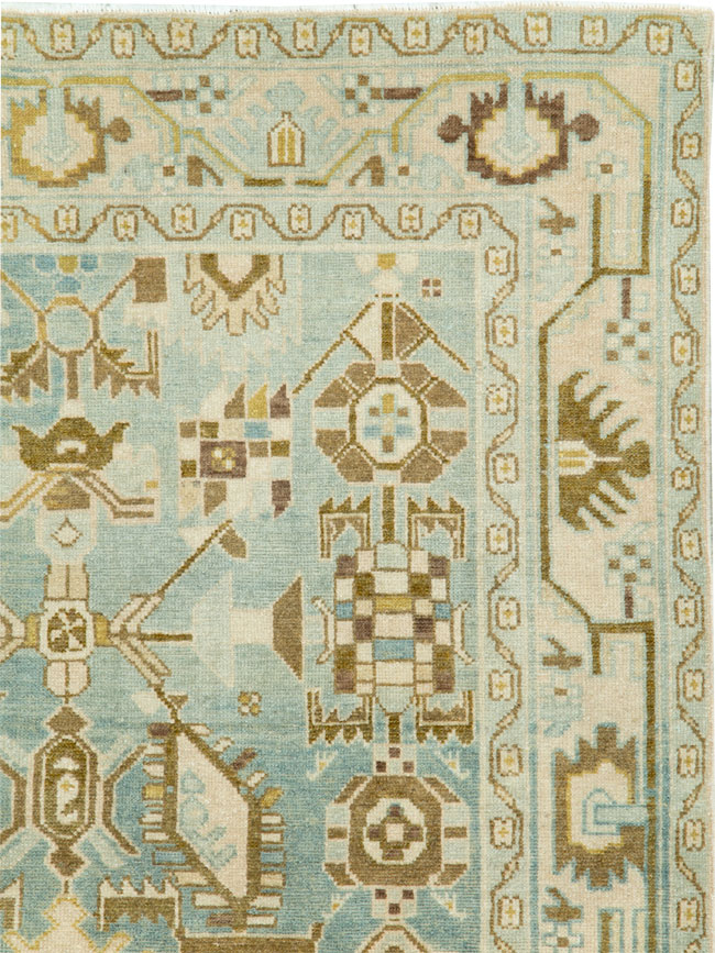 Vintage Persian Malayer Rug, No.26396 - Staging