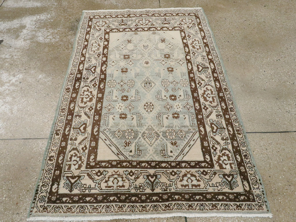 Vintage Persian Malayer Rug, No.26398 - Staging
