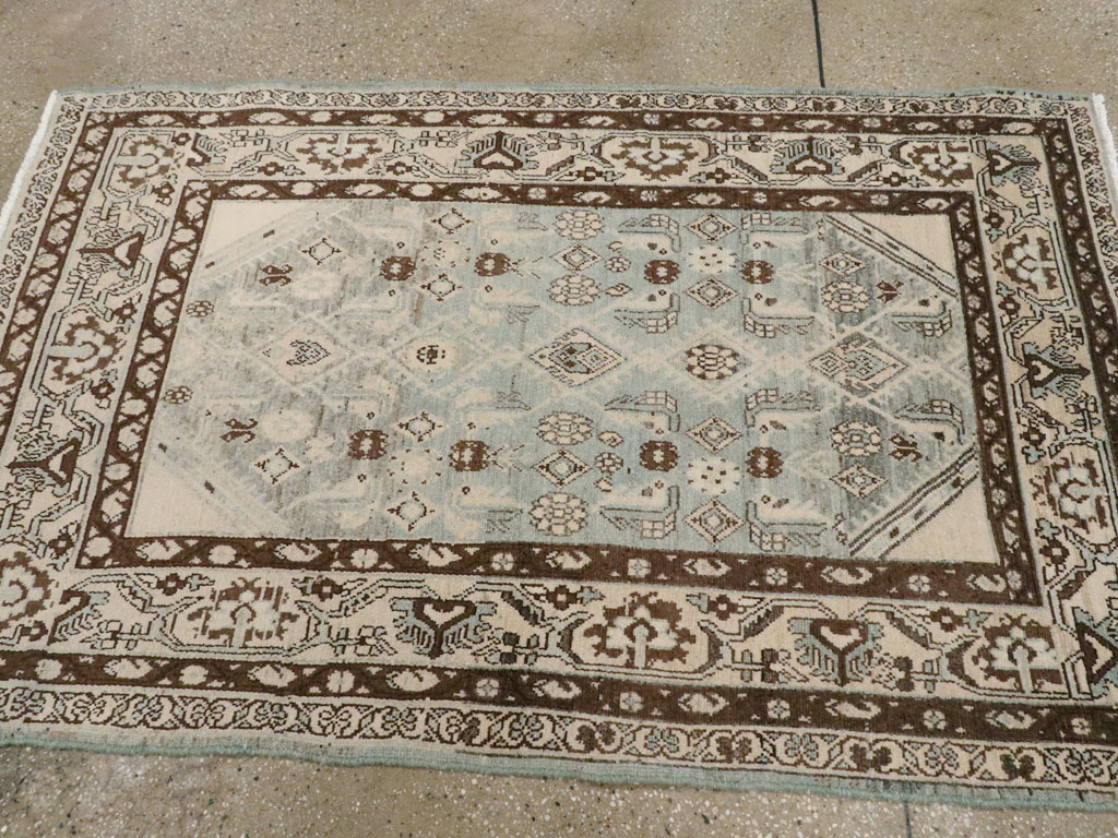Vintage Persian Malayer Rug, No.26398 - Staging