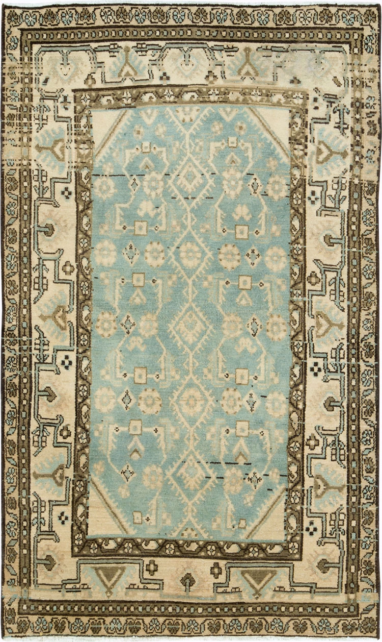 Vintage Persian Malayer Rug, No.26400 - Staging