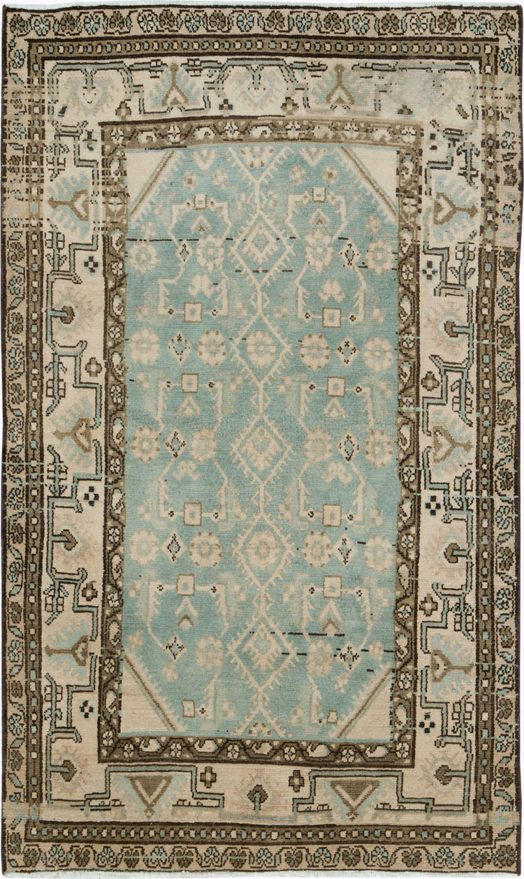Vintage Persian Malayer Rug, No.26400 - Staging