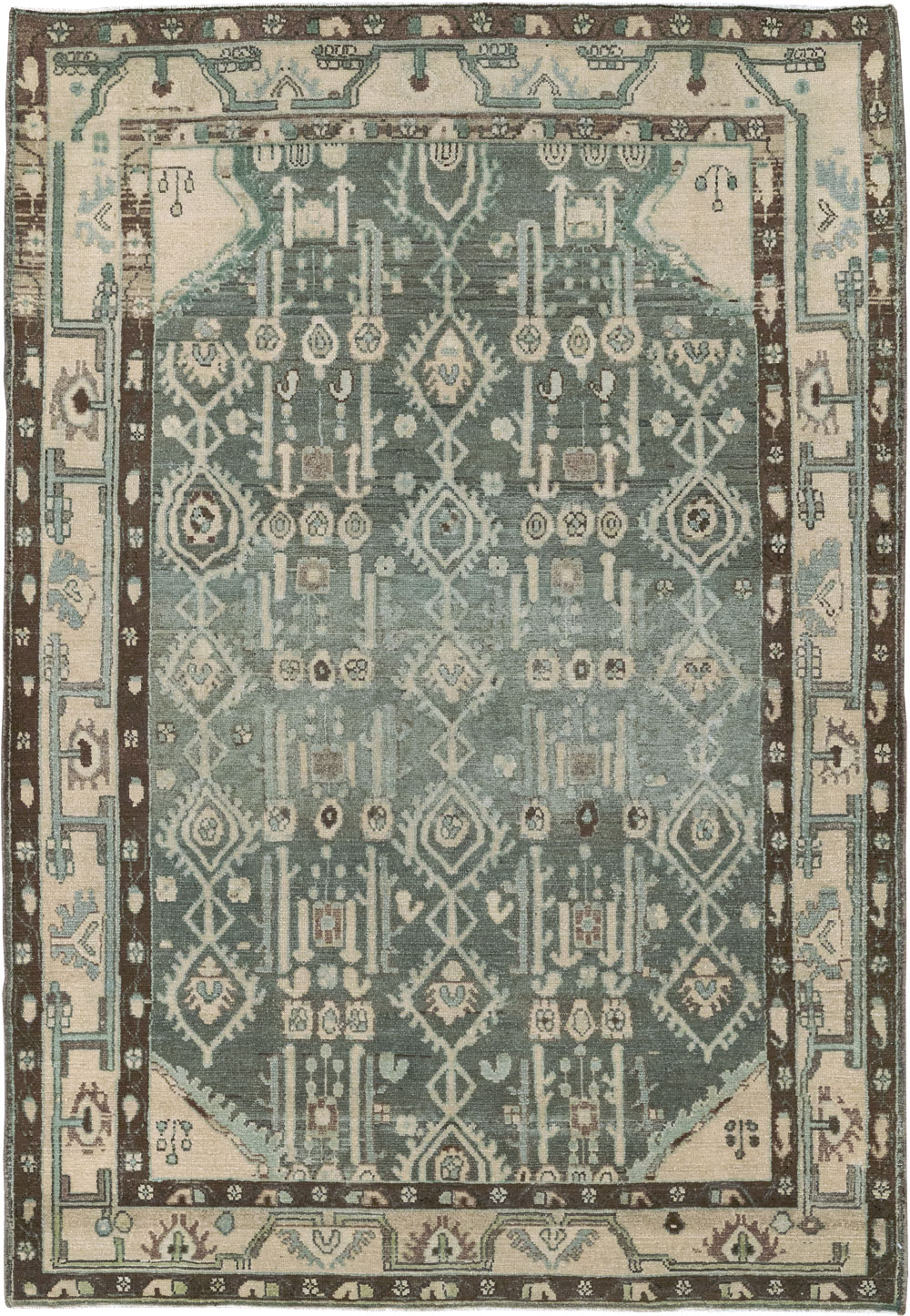 Vintage Persian Malayer Rug, No.26401 - Staging