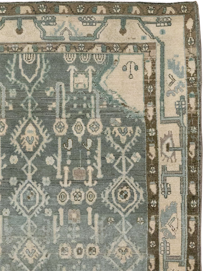 Vintage Persian Malayer Rug, No.26401 - Staging