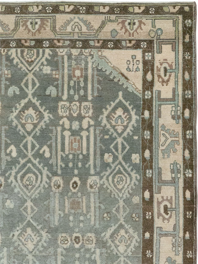 Vintage Persian Malayer Rug, No.26401 - Staging