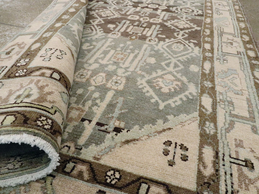 Vintage Persian Malayer Rug, No.26401 - Staging