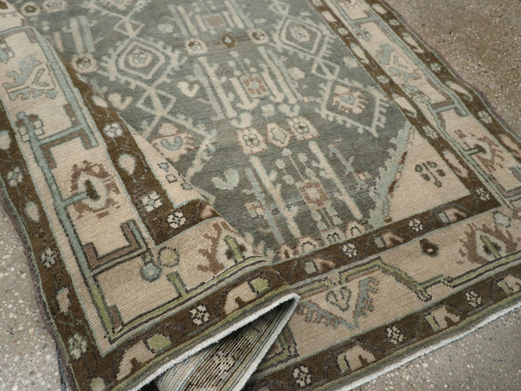 Vintage Persian Malayer Rug, No.26401 - Staging