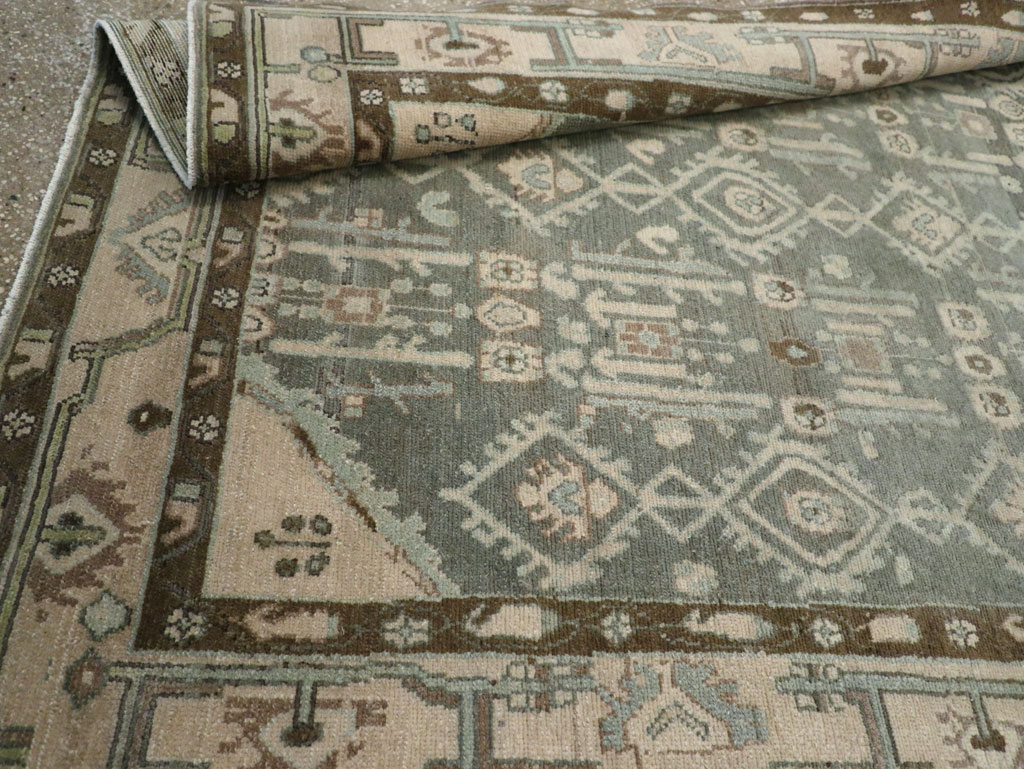 Vintage Persian Malayer Rug, No.26401 - Staging