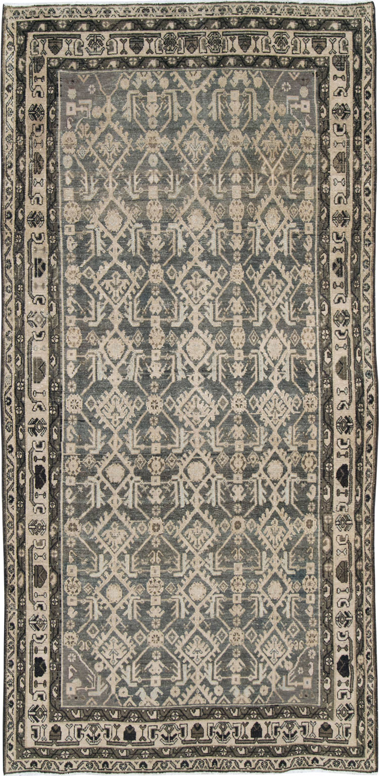 Vintage Persian Malayer Gallery Carpet, No.26403 - Staging