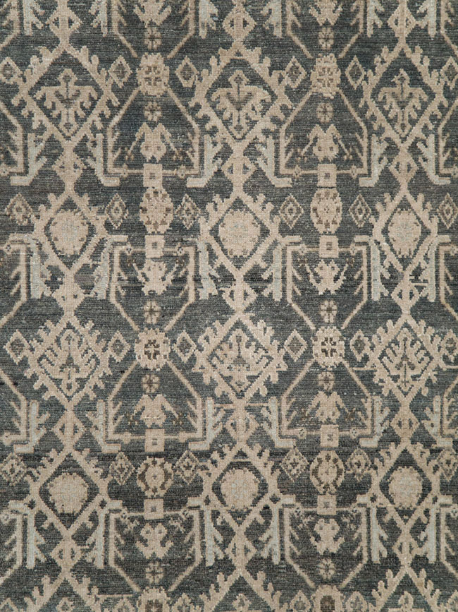 Vintage Persian Malayer Gallery Carpet, No.26403 - Staging