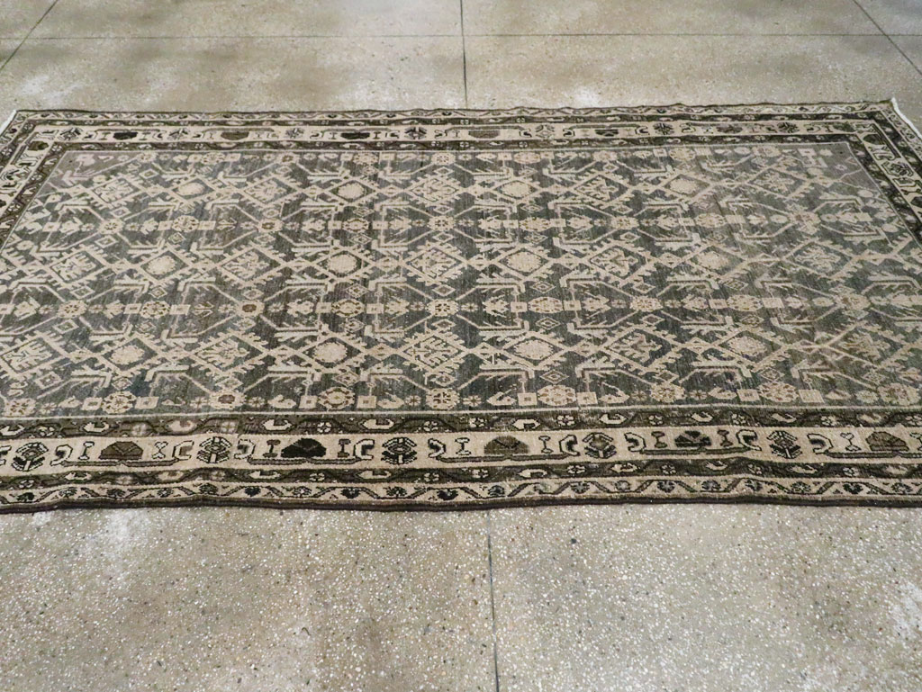 Vintage Persian Malayer Gallery Carpet, No.26403 - Staging