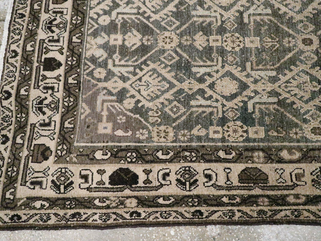 Vintage Persian Malayer Gallery Carpet, No.26403 - Staging