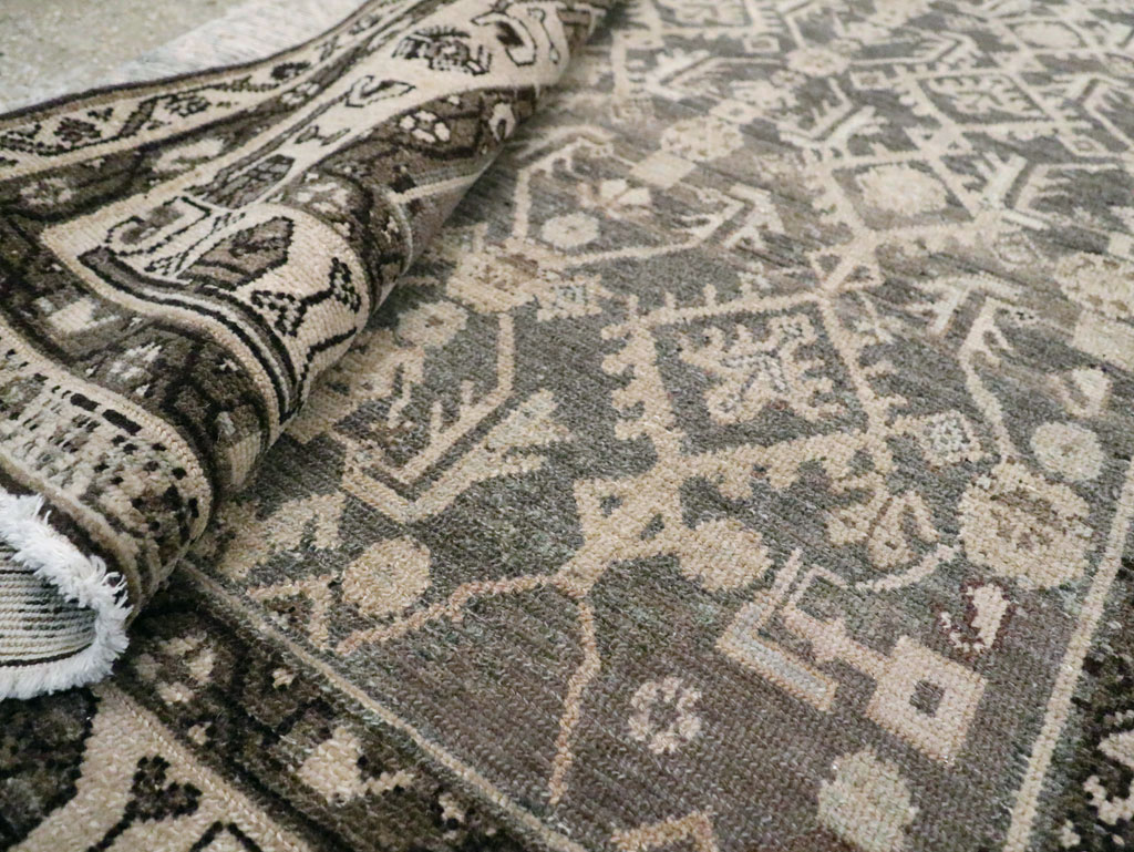 Vintage Persian Malayer Gallery Carpet, No.26403 - Staging