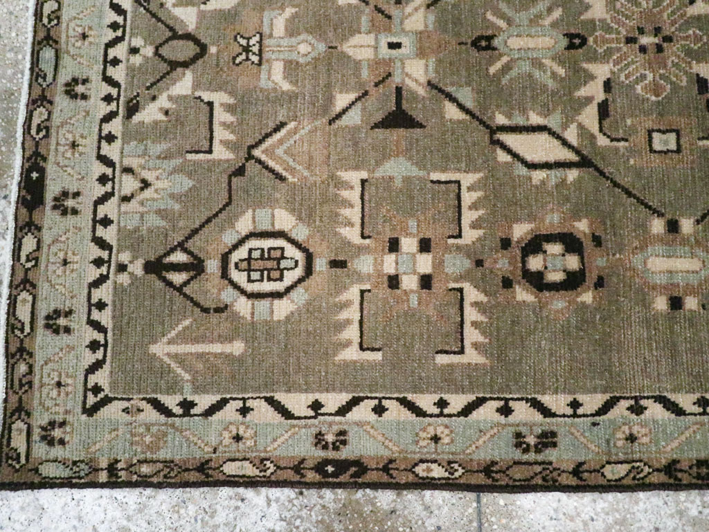 Vintage Persian Malayer Rug, No.26406 - Staging