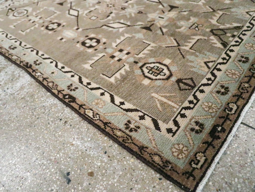 Vintage Persian Malayer Rug, No.26406 - Staging