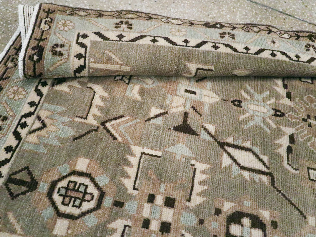 Vintage Persian Malayer Rug, No.26406 - Staging