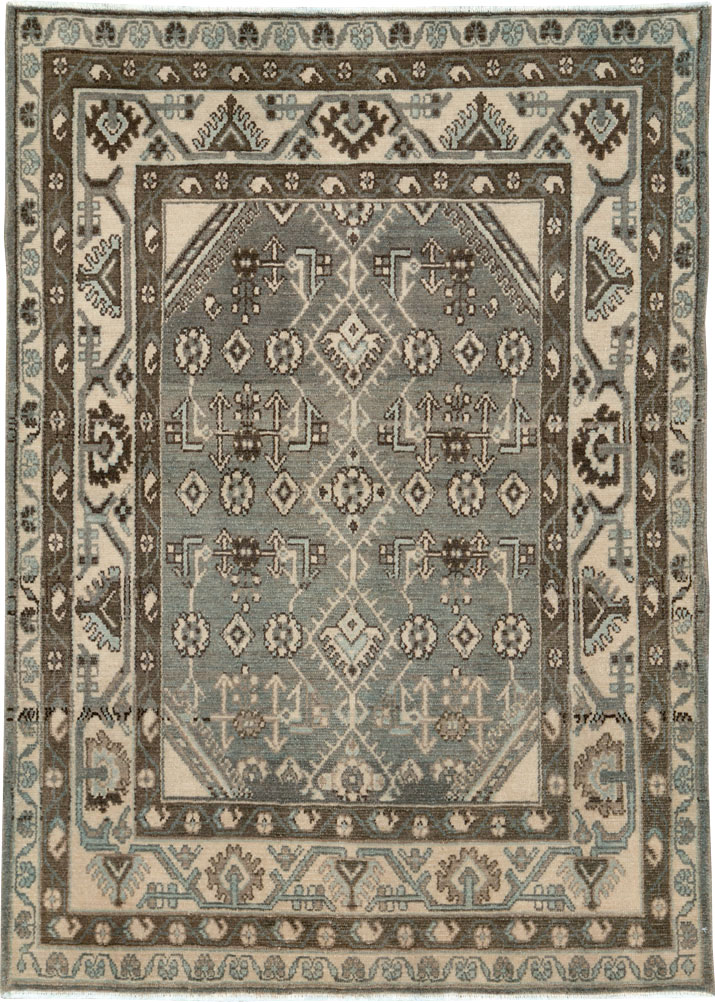 Vintage Persian Malayer Rug, No.26407 - Staging