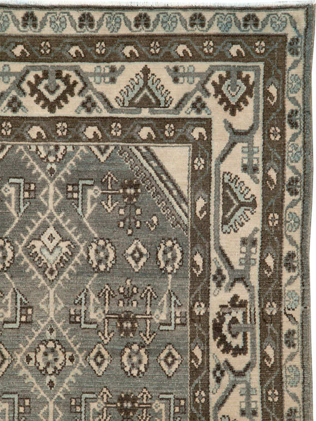 Vintage Persian Malayer Rug, No.26407 - Staging