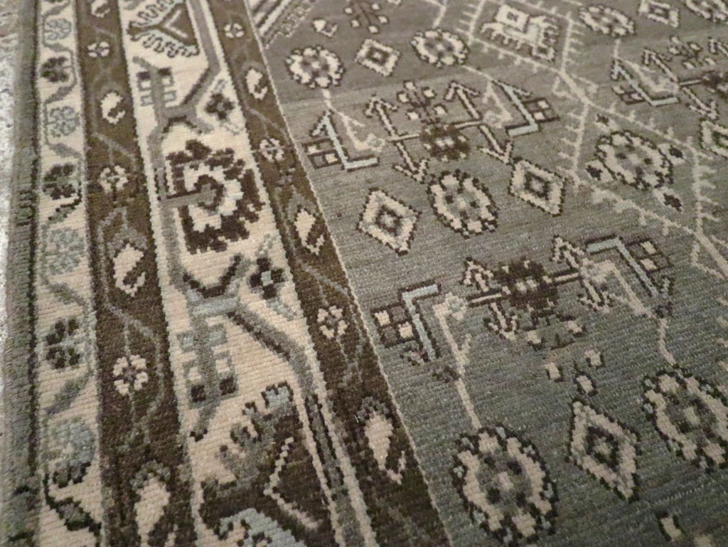 Vintage Persian Malayer Rug, No.26407 - Staging