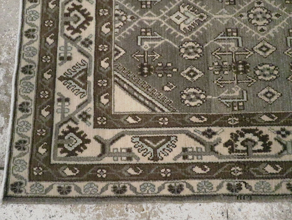 Vintage Persian Malayer Rug, No.26407 - Staging