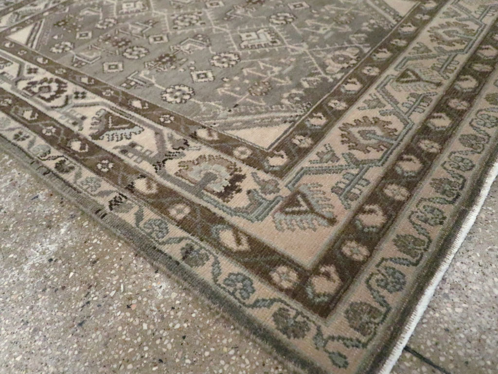 Vintage Persian Malayer Rug, No.26407 - Staging