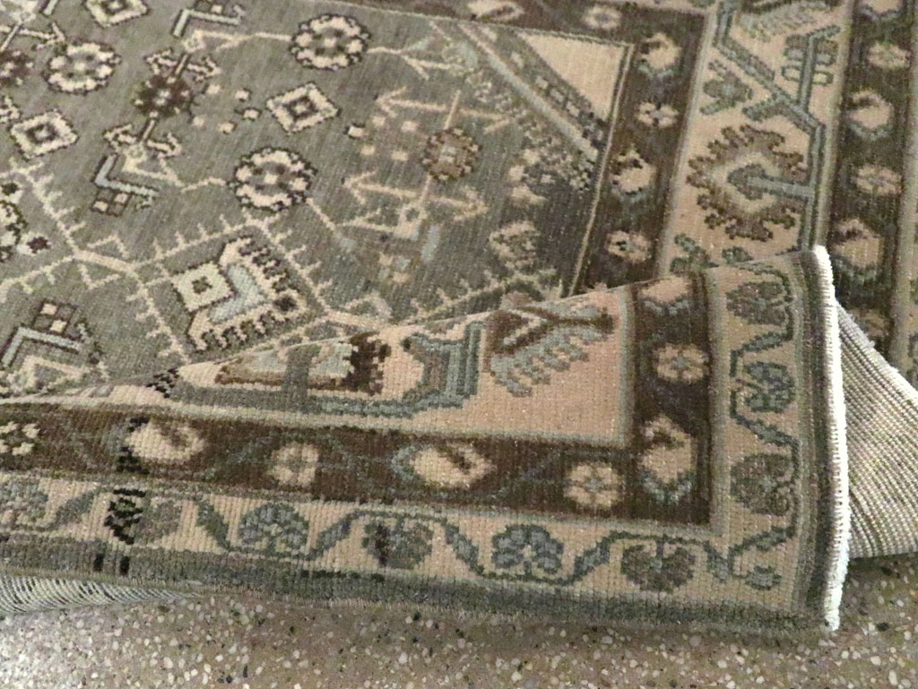 Vintage Persian Malayer Rug, No.26407 - Staging