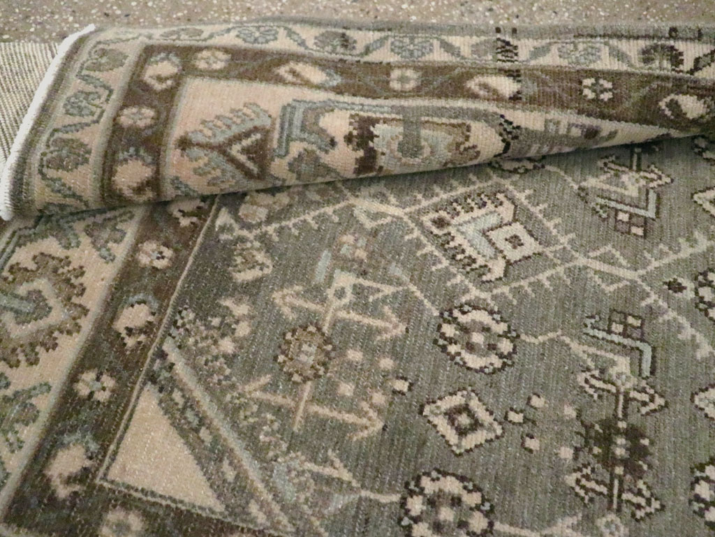 Vintage Persian Malayer Rug, No.26407 - Staging