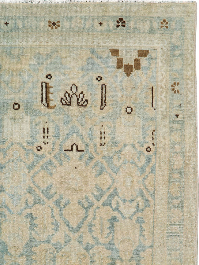 Vintage Persian Malayer Throw Rug, No.26408 - Staging