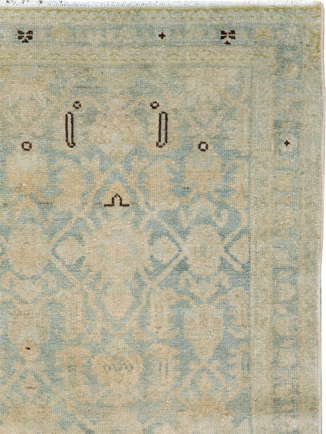 Vintage Persian Malayer Throw Rug, No.26408 - Staging