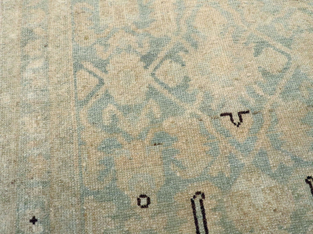 Vintage Persian Malayer Throw Rug, No.26408 - Staging