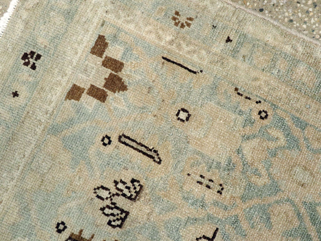 Vintage Persian Malayer Throw Rug, No.26408 - Staging