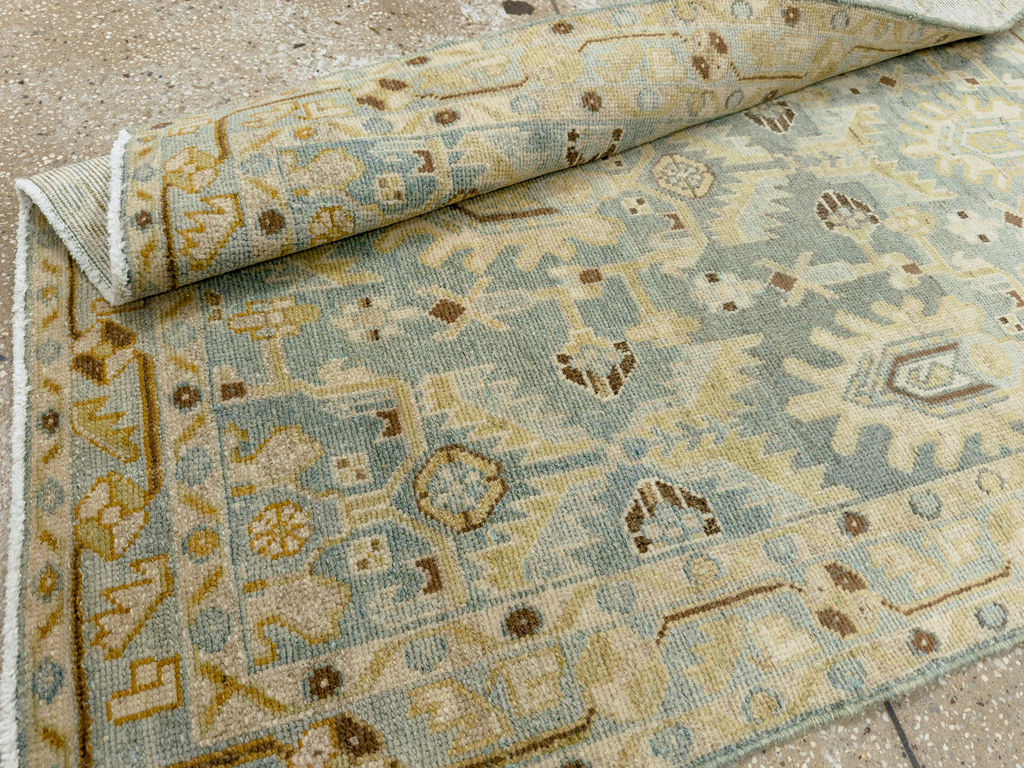 Vintage Persian Malayer Throw Rug, No.26409 - Staging