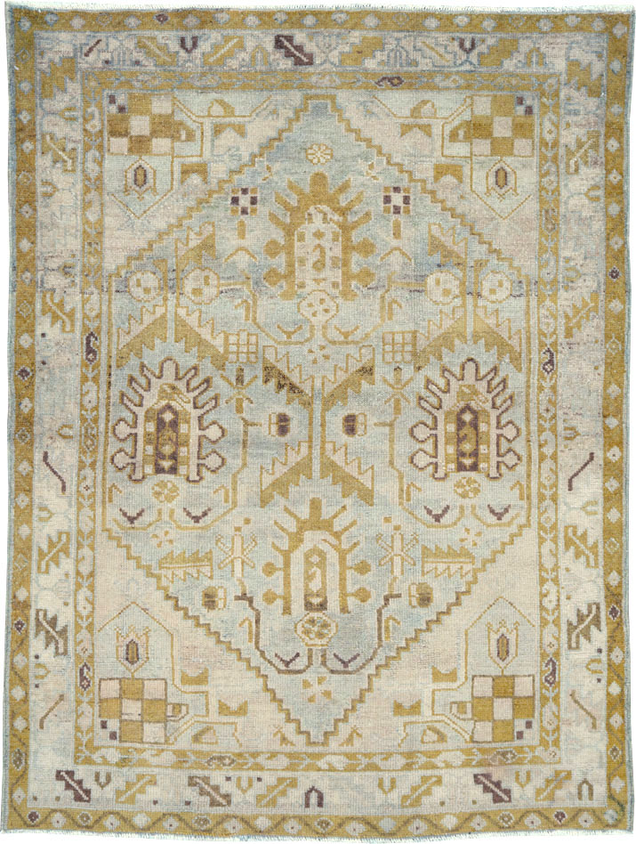 Vintage Persian Malayer Rug (Pair: 1 of 2), No.26410 - Staging