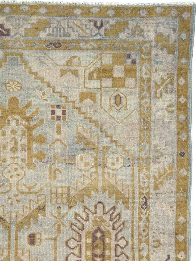 Vintage Persian Malayer Rug (Pair: 1 of 2), No.26410 - Staging