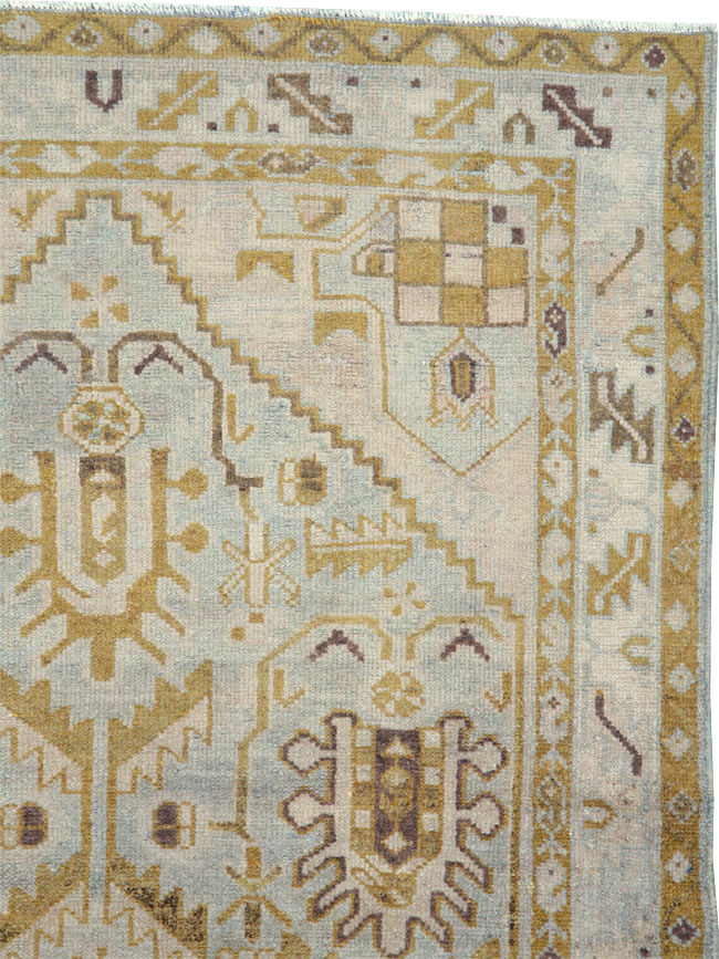 Vintage Persian Malayer Rug (Pair: 1 of 2), No.26410 - Staging