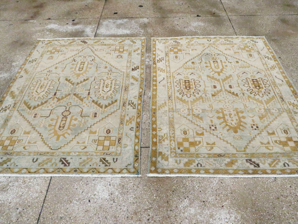 Vintage Persian Malayer Rug (Pair: 1 of 2), No.26410 - Staging