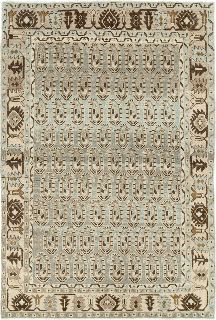 Vintage Persian Malayer Rug, No.26411 - Staging