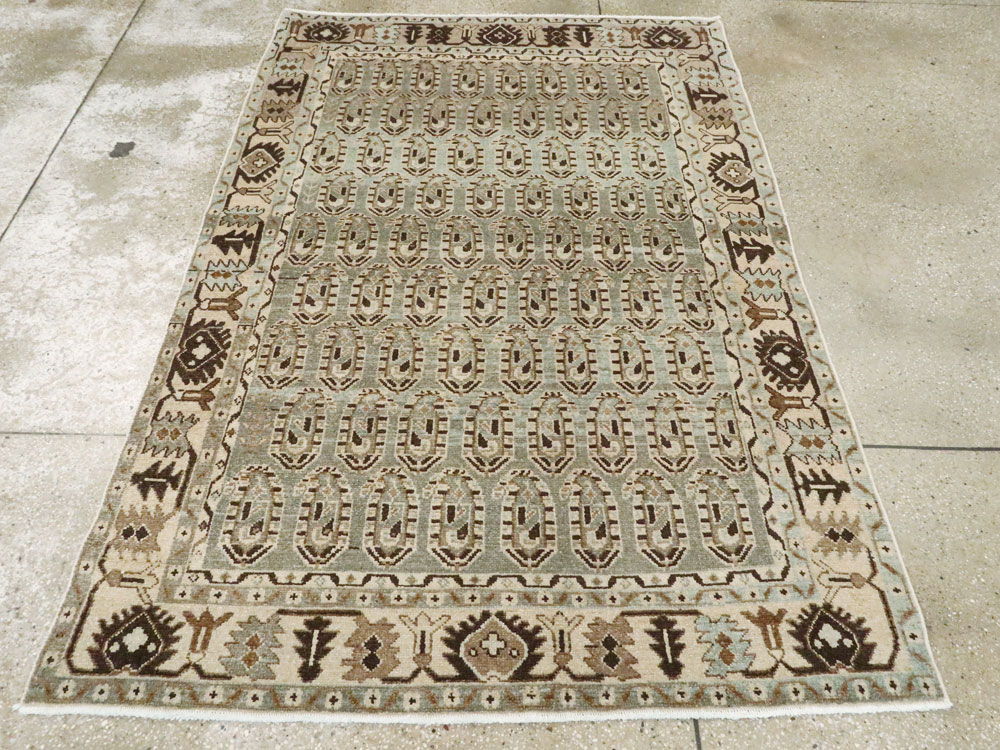 Vintage Persian Malayer Rug, No.26411 - Staging