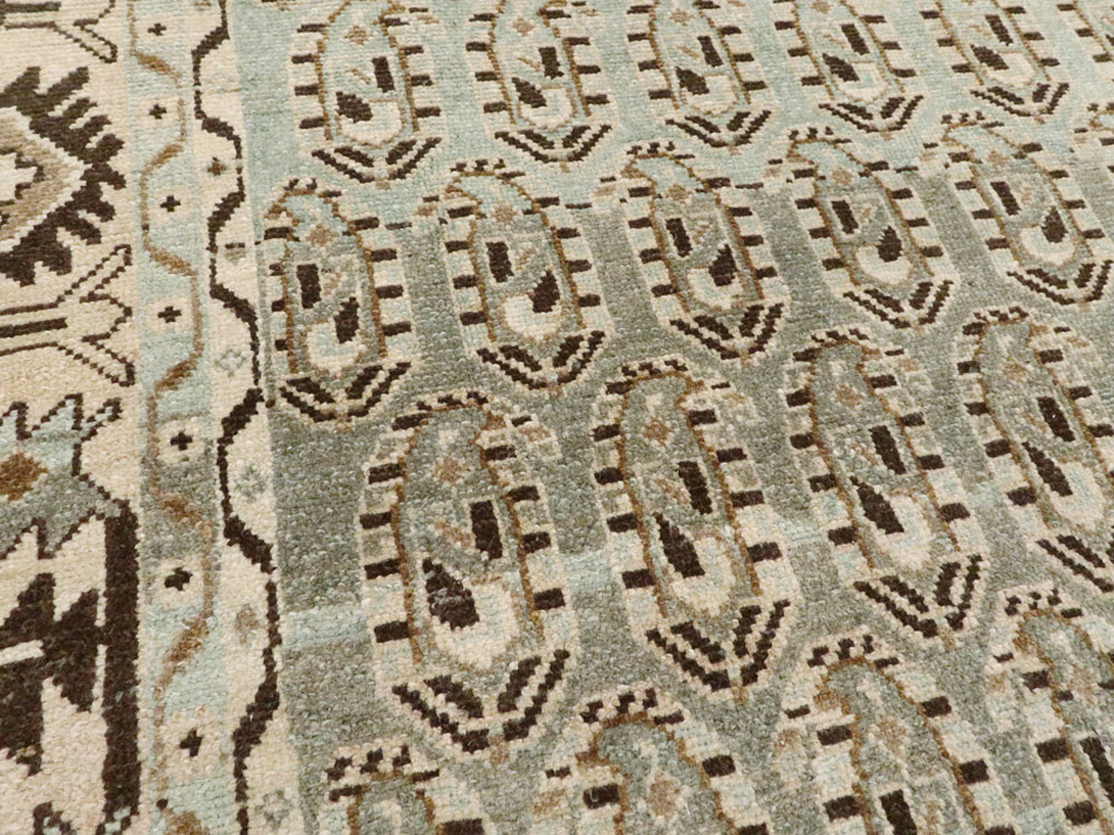 Vintage Persian Malayer Rug, No.26411 - Staging