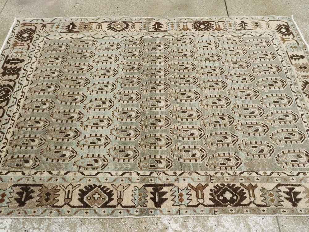 Vintage Persian Malayer Rug, No.26411 - Staging