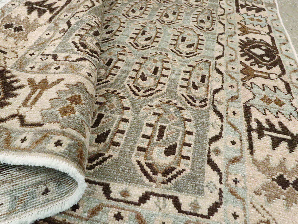 Vintage Persian Malayer Rug, No.26411 - Staging